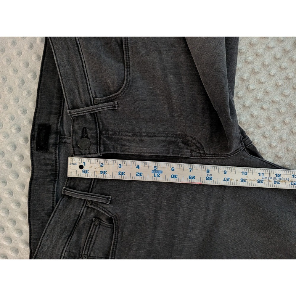 Mother The Weekender Fray Jeans Women's 27x31 Black Gray Raw Hem Washed Denim - Picture 12 of 16
